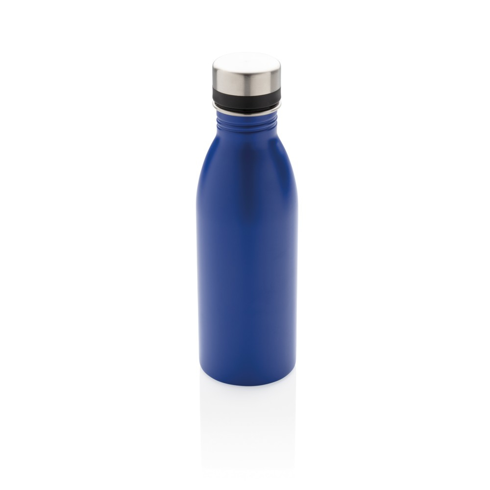 Bidon metalowy 500 ml Deluxe, niebieski