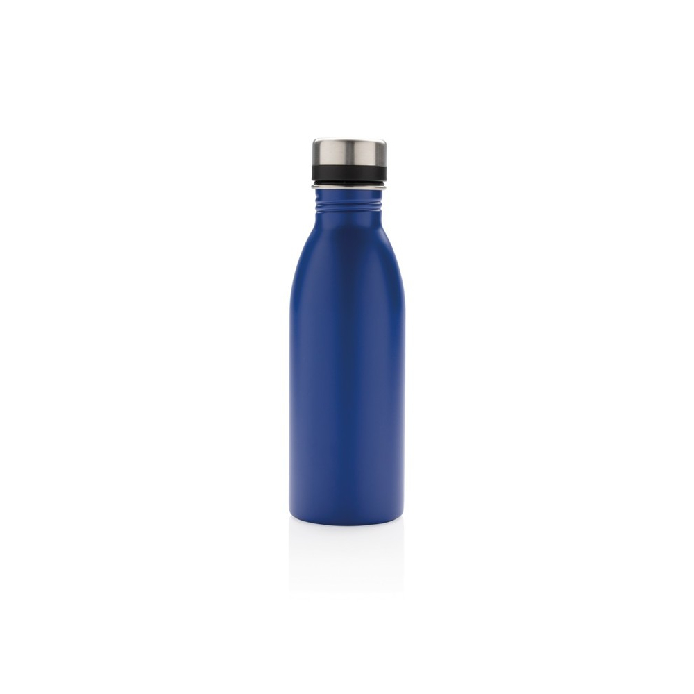 Bidon metalowy 500 ml Deluxe, niebieski