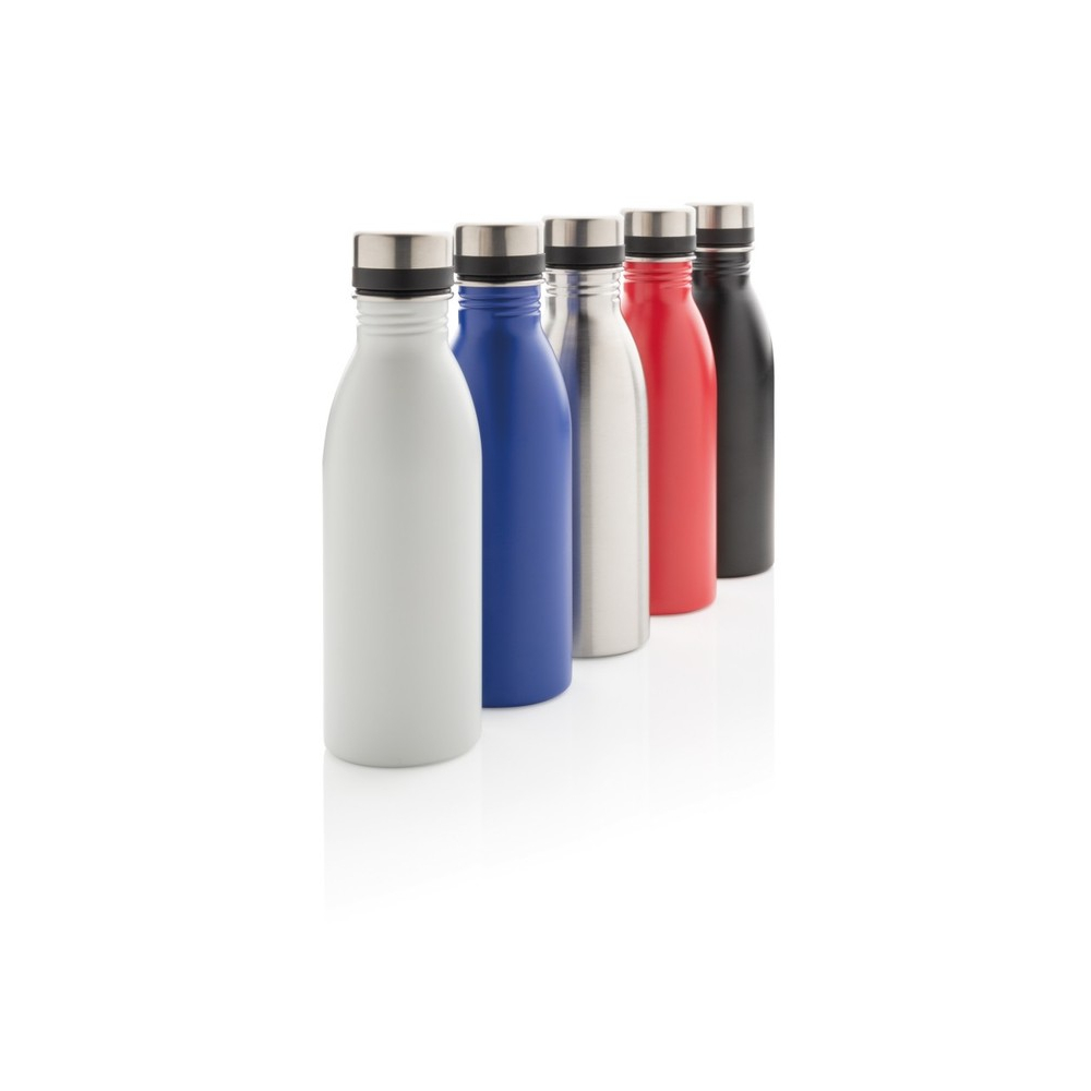 Bidon metalowy 500 ml Deluxe, niebieski