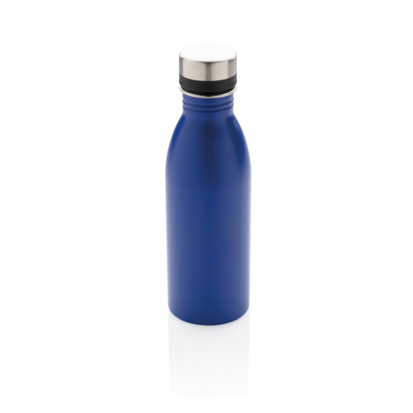 Bidon metalowy 500 ml Deluxe, niebieski