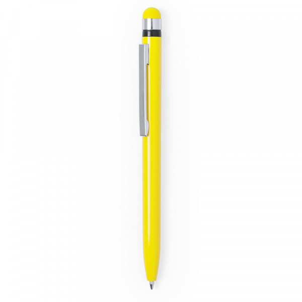 Żółty długopis, touch pen