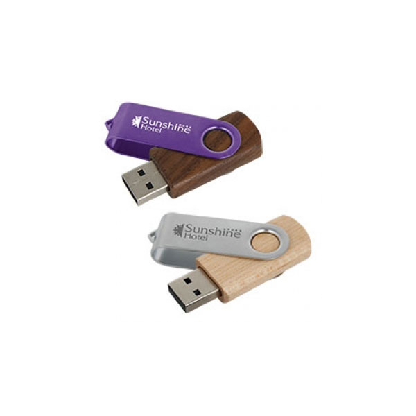 USB pendrive drewniany z grawerem